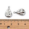 Non-Tarnish 304 Stainless Steel Pendants STAS-L022-345P-3