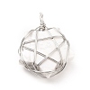 Natural Howlite Pendants G-D458-07P-01-RS-2