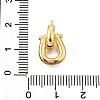 Brass Micro Pave Cubic Zirconia Fold Over Clasps KK-D356-13G-3
