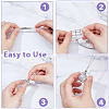 10Pcs Adjustable 304 Stainless Steel Macrame Pouch Necklace Making for Gemstone Nuggets NJEW-DC00007-4