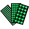 5 Sheets Luminous PET Wall Stickers DIY-DJ0002-23A-1