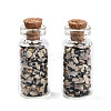 Glass Wishing Bottle Display Decorations AJEW-T013-02C-1