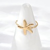 304 Stainless Steel Open Cuff Rings RJEW-D306-02G-2