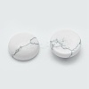 Synthetic Howlite Cabochons G-G759-W01-2