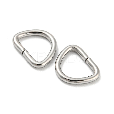 Non-Tarnish 304 Stainless Steel D Rings STAS-Z048-02C-1