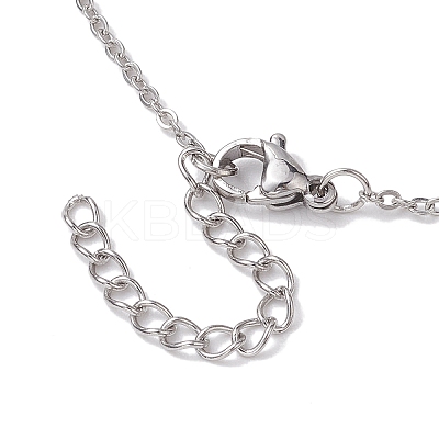 304 Stainless Steel Cable China Necklaces NJEW-JN04868-02-1