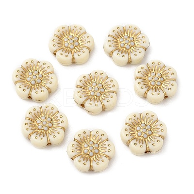 Plating Acrylic Beads OACR-C016-06-1
