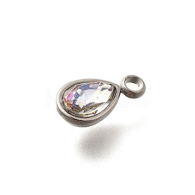 304 Stainless Steel Pendants STAS-Q346-04P-10-1