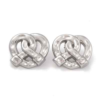 Non-Tarnish 304 Stainless Steel Stud Earrings EJEW-H013-35P-1