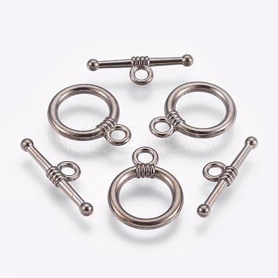 CCB Plastic Toggle Clasps CCB-J027-77B-1
