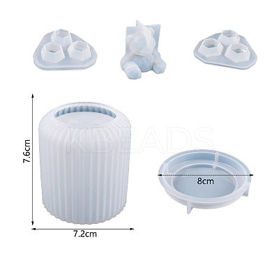 DIY Silicone Bear Storage Box Molds BEAR-PW0001-53D-1
