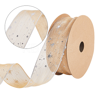20 Yards Polyester Printed Grosgrain Ribbon OCOR-WH20005-32B-04-1
