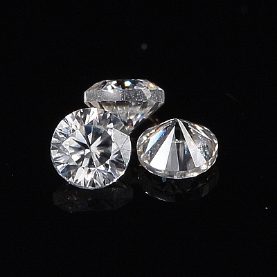 White D Color Round Cut Loose Moissanite Stones RGLA-WH0016-01M-1
