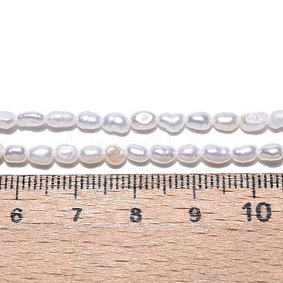 Natural Cultured Freshwater Pearl Beads Strands PEAR-N014-03F-01-1