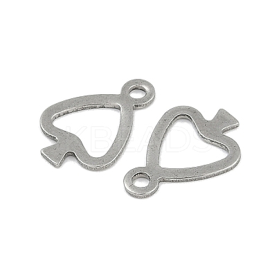 201 Stainless Steel Charms STAS-R135-08P-1