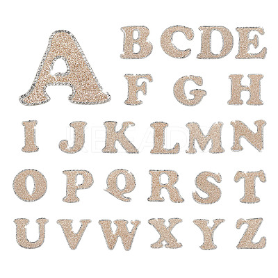 26 Letters Cloth Iron/Sew on Patches PJ-TAC0004-04B-1
