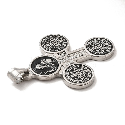304 Stainless Steel Religion Big Pendants STAS-E184-21P-1