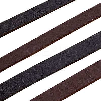 Flat Cowhide Leather Cord WL-GF0001-10D-02-1