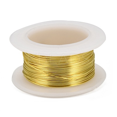 Round Copper Jewelry Wire CWIR-I002-0.6mm-LG-NR-1