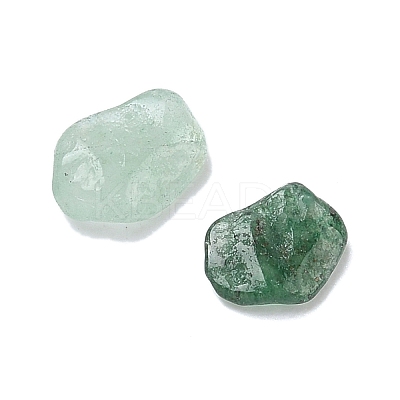 Natural Green Aventurine Chip Beads G-O103-02-1