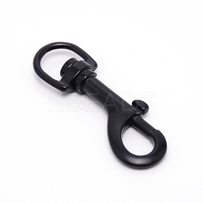 Alloy Round Steel Swivel Eye Bolt Snap Hook PALLOY-WH0085-71-1