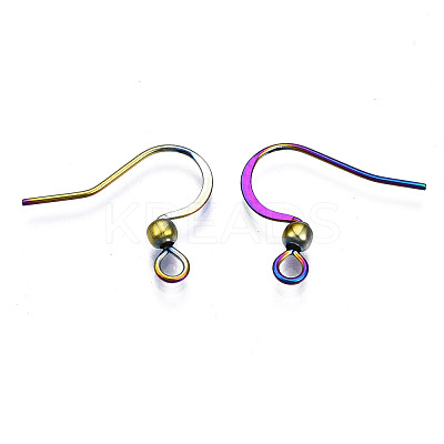 Ion Plating(IP) 304 Stainless Steel French Earring Hooks STAS-S119-014A-1