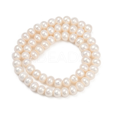 Natural Cultured Freshwater Pearl Beads Strands PEAR-I007-07X-13D-1