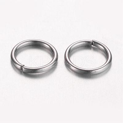 Tarnish Resistant 304 Stainless Steel Open Jump Rings STAS-D438-05-1