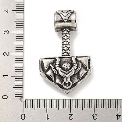 Viking 316 Surgical Stainless Steel Pendants STAS-E212-107AS-1