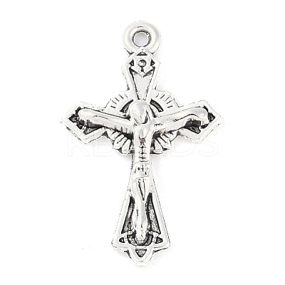 Tibetan Style Zinc Alloy Pendants TIBEP-R334-083AS-RS-1