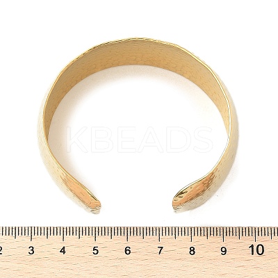 304 Stainless Steel Cuff Bangles for Women BJEW-B120-04G-02-1