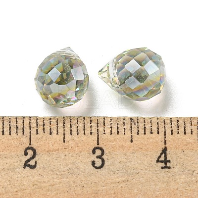 Electroplate Glass Beads EGLA-A041-02-HR04-1