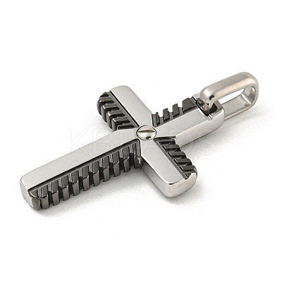304 Stainless Steel Pendants STAS-F307-12EB-1