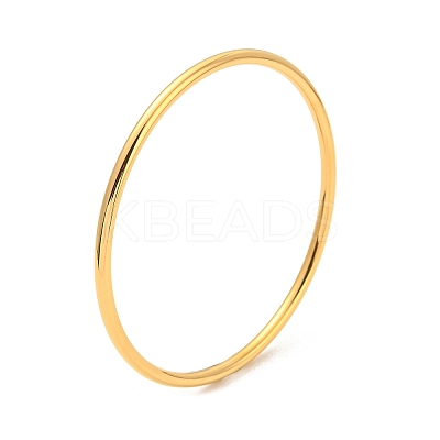 7Pcs Ion Plating(IP) 304 Stainless Steel Polishing Plain Bangles Kit BJEW-G695-01G-1