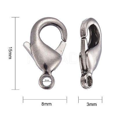 Brass Lobster Claw Clasps LS-KK-903-B-NF-1
