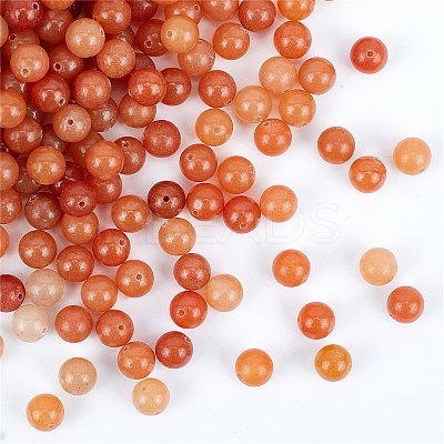 Natural Red Aventurine Beads G-OC0001-26-1