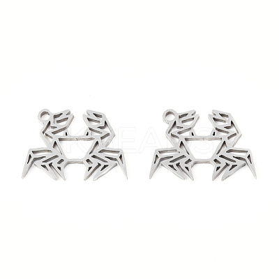 Non-Tarnish 201 Stainless Steel Pendants STAS-N091-157P-1