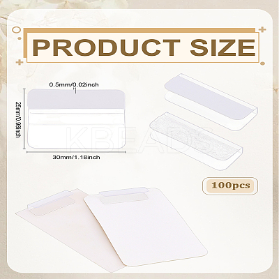 100Pcs Hanging Card Adapters CDIS-LP0001-18-1