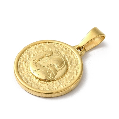 PVD Vacuum Plating 304 Stainless Steel Pendants STAS-B069-04G-1