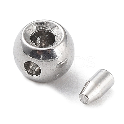 Non-Tarnish 304 Stainless Steel Bead Tips STAS-K268-01B-P-1
