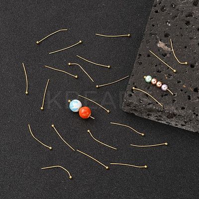 Brass Ball Head pins X-KK-R020-06G-1