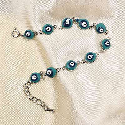 304 Stainless Steel Link Chain Bracelets BJEW-K265-007P-03-1
