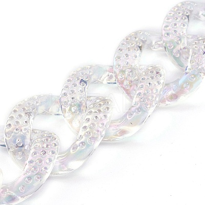 Transparent Acrylic Phone Case Chain HJEW-JM00438-1