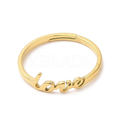 Ion Plating(IP) 304 Stainless Steel Finger Rings RJEW-L107-018G-1