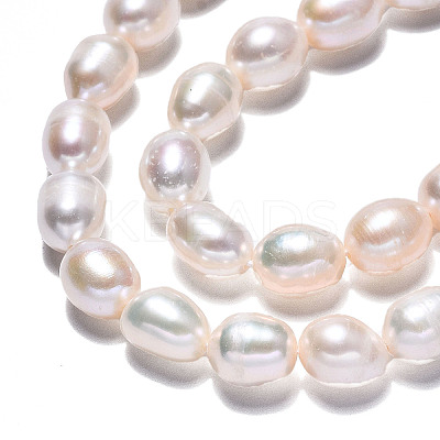 Natural Cultured Freshwater Pearl Beads Strands PEAR-N012-06G-1
