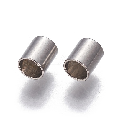 Tarnish Resistant 201 Stainless Steel Cord End Caps STAS-P239-08P-1