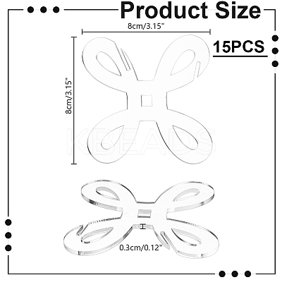 Acrylic Thread Winding Boards AJEW-WH0661-17-1