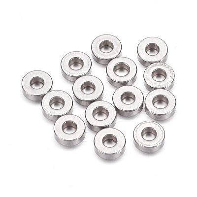 Tarnish Resistant 304 Stainless Steel Spacer Beads STAS-F117-50P-1