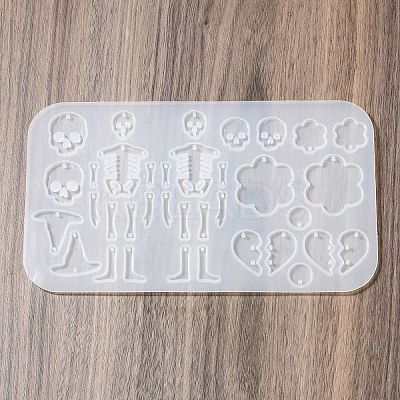 Halloween Theme Silicone Pendant Molds LS-DIY-Q030-05B-1