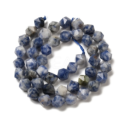 Natural Blue Spot Stone Beads Strands G-K382-A12-02-1